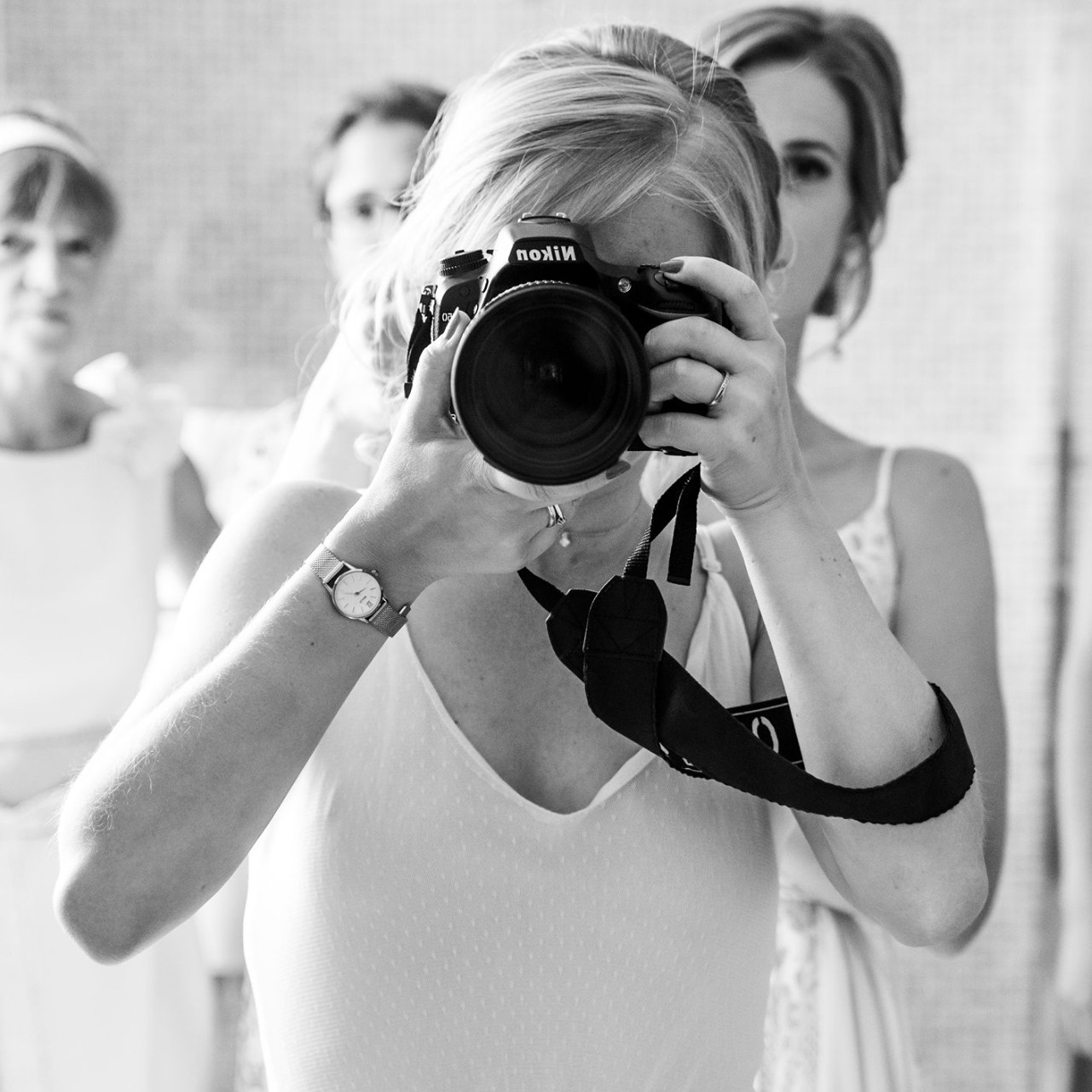 Photo de Chloë Fidanzi en reportage mariage